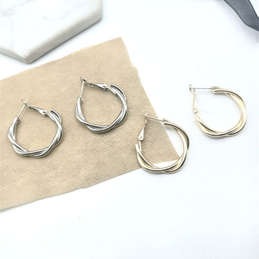 Aretes Nudos Elegantes para Mujer - Image 11