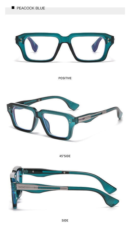 Gafas de Marco Cuadrado Beige Estilo Europeo - Reloj de Tendencia Chic - Image 35