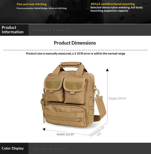 Mochila Táctica Camuflaje Nylon - Bolso Crossbody para Hombre - Image 13
