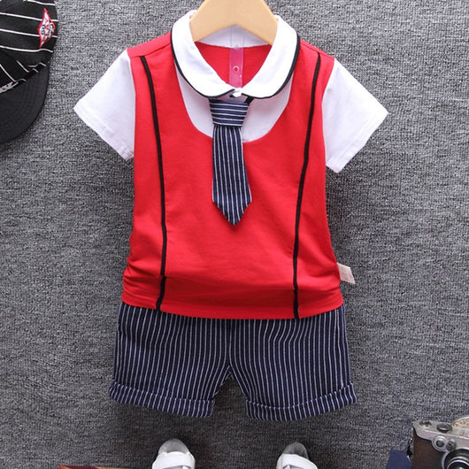 Traje Corto de Verano para Niño Estilo Coreano - Image 19
