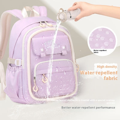 Mochila Escolar Impermeable de Gran Capacidad y Múltiples Compartimentos para Niñas - Image 3
