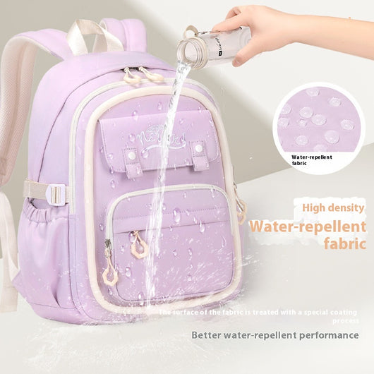 Mochila Escolar Impermeable de Gran Capacidad y Múltiples Compartimentos para Niñas - Image 3