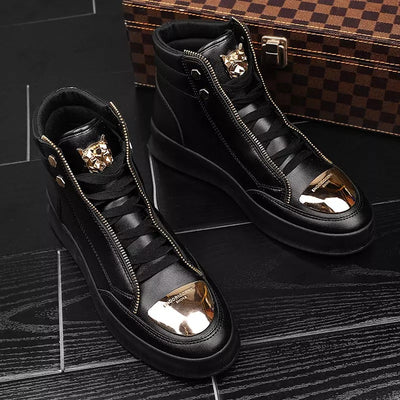 Botas de Cuero Casual con Detalles Metálicos - Image 15