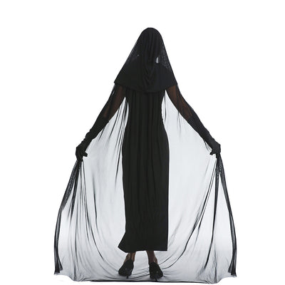 Capa de Bruja Encaje Europeo Americano para Halloween - Image 4