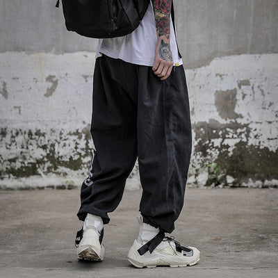 Pantalones Harlem Cómodos con Cordón Ajustable - Estilo Hip-Hop Coreano - Image 13