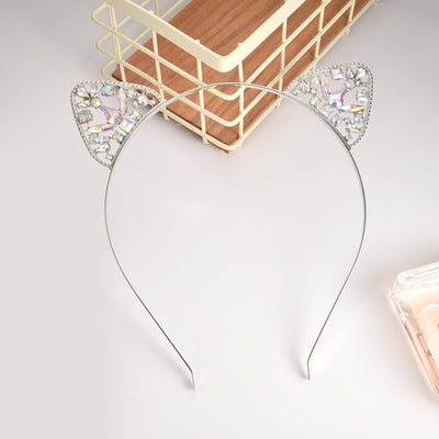 Diadema Orejas de Conejo con Detalles de Estrás en Aleación - Image 7