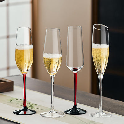 Juego de Copas de Champagne de Cristal Estilo Europeo - Image 3