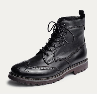 Botas Martin Casuales para Hombre - Tacón Bajo y Punta Redonda - Image 3