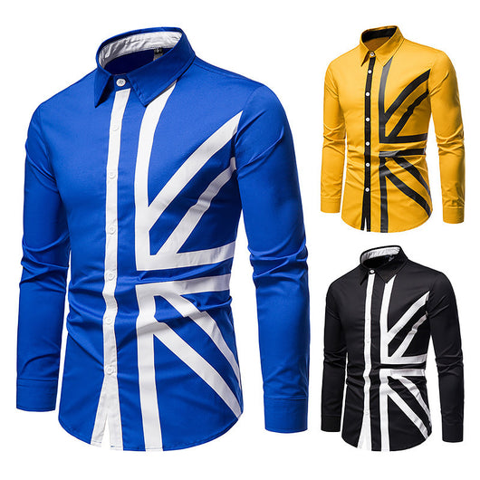 Camisa Vaquera Occidental Manga Larga con Costuras de Diseño para Hombre - Image 10
