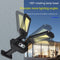 Lámpara Solar LED con Sensor de Movimiento - Iluminación Exterior Impermeable