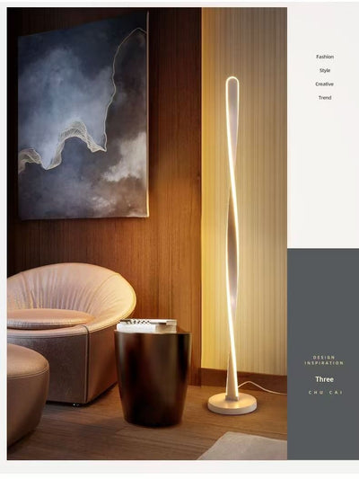 Lámpara de Piso Moderna Elegante con Luz de Mesita - Image 11