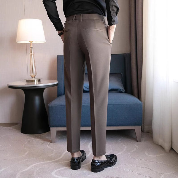 Pantalones de Vestir Clásicos Británicos para Hombre