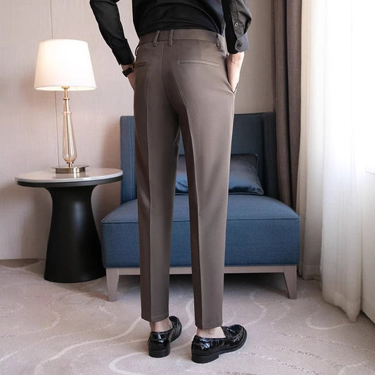Pantalones de Vestir Clásicos Británicos para Hombre