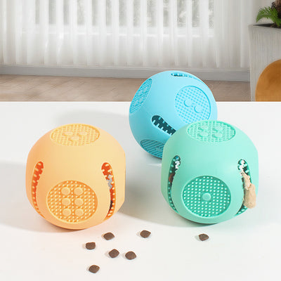 Pelota Interactiva para Perros y Gatos - Juguete Dispensador de Comida con Silicona Segura - Image 4