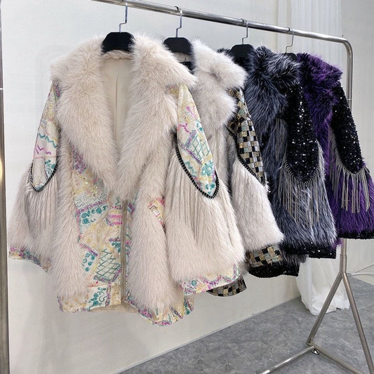 Abrigo Largo de Lana de Cordero para Mujer - Diseño Elegante y Cálido