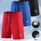 Shorts Esportivos Masculinos de Secagem Rápida com Bolsos de Zíper