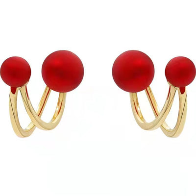 Aretes de Plata de Ley Premium Estilo Francés con Cierre de Seguridad - Image 10