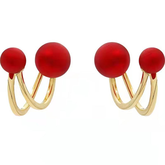 Aretes de Plata de Ley Premium Estilo Francés con Cierre de Seguridad - Image 10