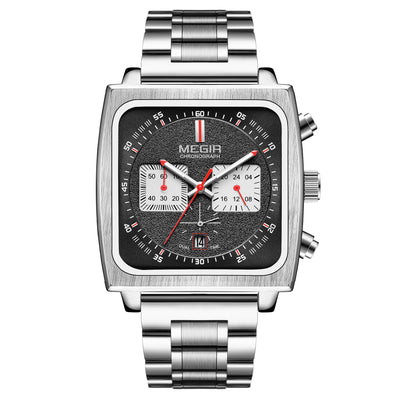 Reloj Inteligente Cuadrado Multifunción Impermeable con Calendario y Luz Nocturna - Image 7