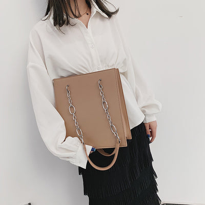 Bolso Grande para Mujer con Capacidad Expandible y Correa Cruzada - Image 6