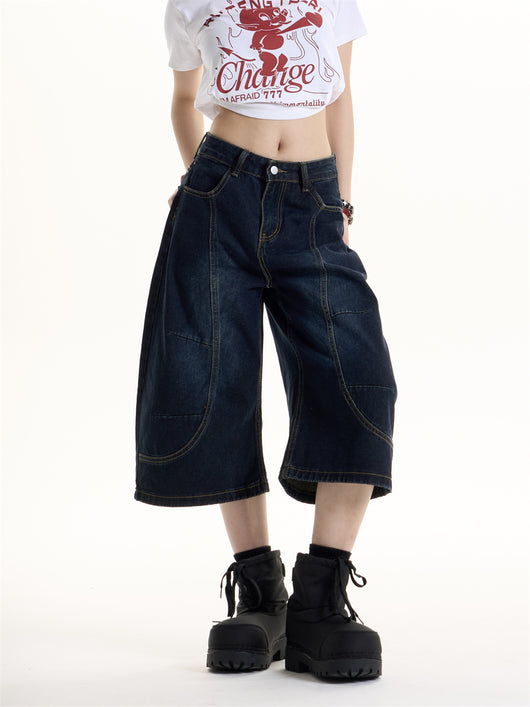 Jeans Deconstructivos Estilo Hot Girl Retro Americano - Image 3