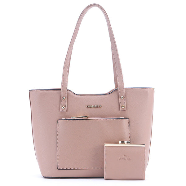 Bolso de Hombro Texturizado de Gran Capacidad - Versátil y Elegante