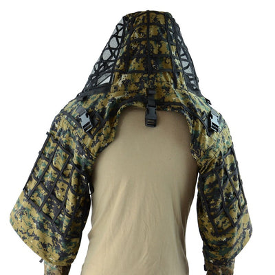 Traje Táctico Ghillie Profesional Camuflaje Militar Resistente - Image 7