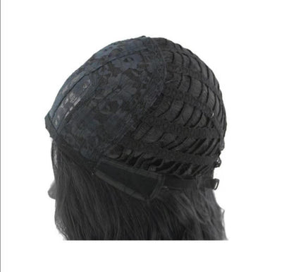 Peluca Ondulada Mediana con Ondas Negras Voluminosas - Image 6