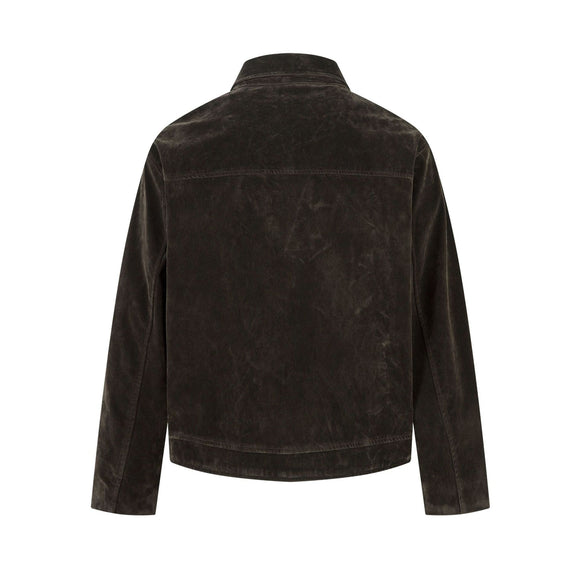 Chaqueta Desconstructida Cropped para Hombre - Ajuste Relajado Casual