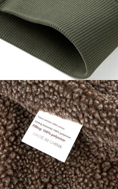 Overol Casual Holgado de Algodón Grueso Forrado en Fleece para Tallas Grandes - Image 32