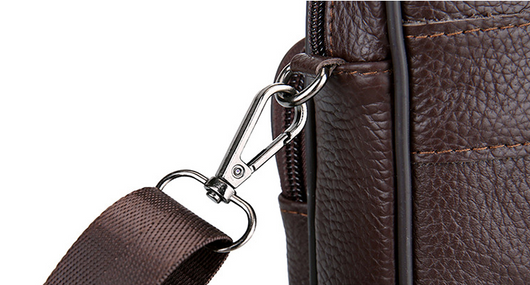 Bolsa Mensajero de Cuero Genuino para Hombre - Piel de Res Premium - Image 20