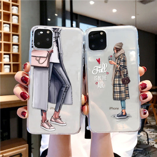 Funda Transparente para Celular - Protección TPU Suave para Mujer - Image 12