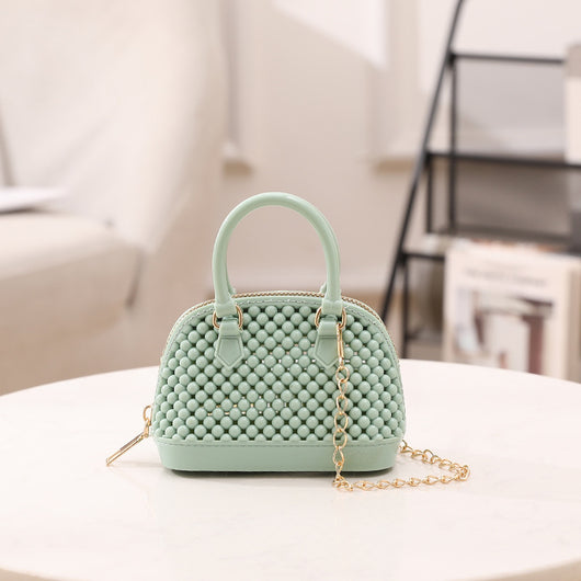 Bolso Transparente Estilo Coreano con Detalles Calados - Image 10