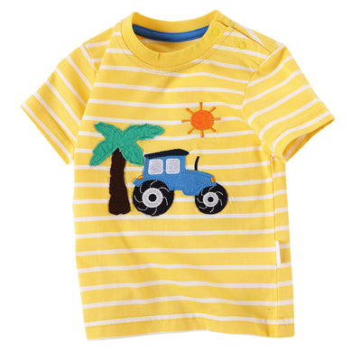 Playera Infantil de Manga Corta con Estampado de Caricaturas - Image 8