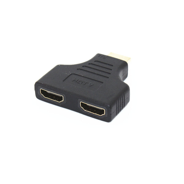 Adaptador Doble HDMI Hembra - Conector HD de Alta Calidad