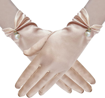 Guantes Cortos de Satén Personalizados para Mujer - Image 7