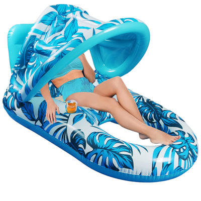 Colchoneta Flotante Reclinable para Piscina y Playa - Image 2