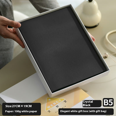 Cuaderno de Cuero Suave con Patrón Litchi - Image 17