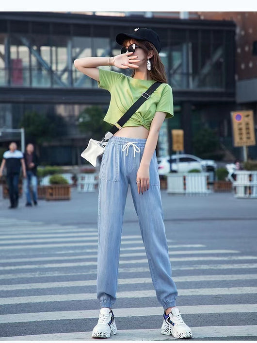 Pantalones Harem Capri Ajustados para Mujer - Corte Moderno y Favorecedor - Image 17