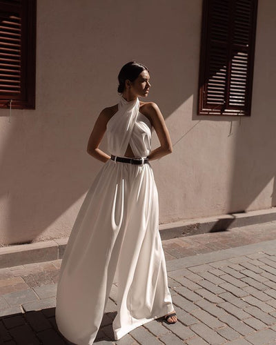 Jumpsuit Elegante sin Mangas con Espalda Descubierta para Mujer - Image 7