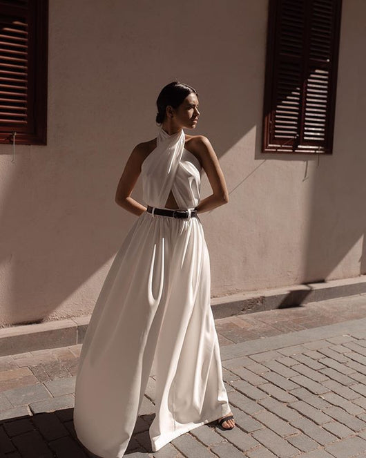 Jumpsuit Elegante sin Mangas con Espalda Descubierta para Mujer - Image 7