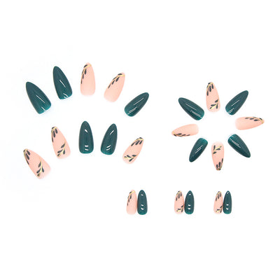 Diseño de Uñas Acrílicas Brillantes Dobles - Image 3