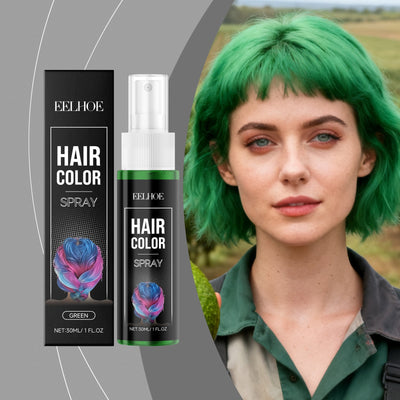 Spray Temporal para Cabello Verde - Color Natural y Duradero para un Look Moderno