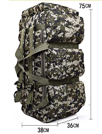 Mochila de Montaña 90L Camuflaje para Expediciones - Image 12
