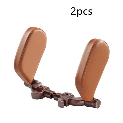 Almohada Cervical Ajustable para Auto - Soporte Ergonómico de Cuero para Viajes - Image 24