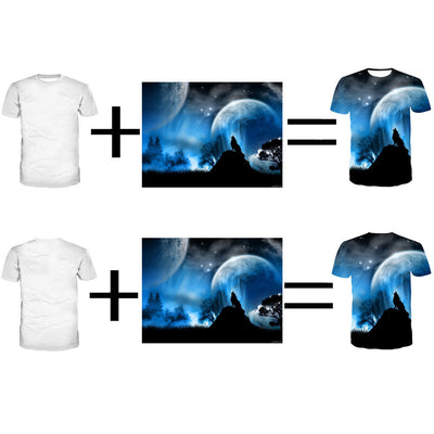 Playera Hombre con Estampado Digital de Logo - Image 2