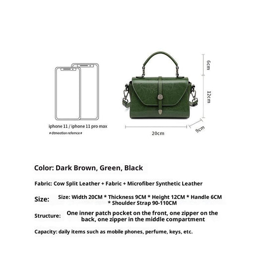 Bolsa Bandolera Mujer Otoño Invierno - Diseño Minimalista Portátil - Image 8