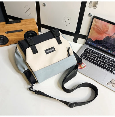 Bolsa de Hombro Casual Mujer Capacidad Grande Diseño Neutro Japonés - Image 27