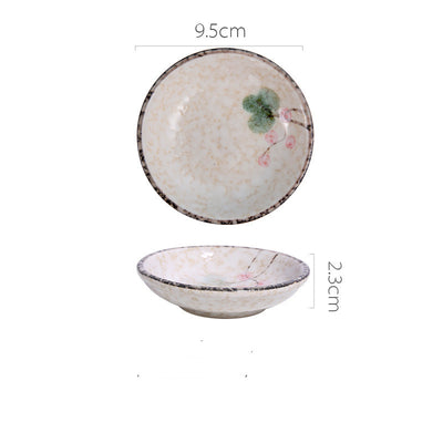 Plato de Cerámica Japonesa para Aperitivos y Salsas - Image 16