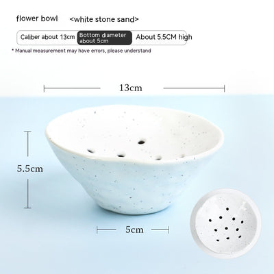 Cuenco Cerámica Zen con Flores Caladas Estilo Chino - Image 9